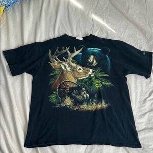 Vintage hunting tee shirt size medium